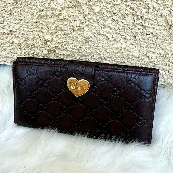 Gucci GG Guccissima leather long wallet